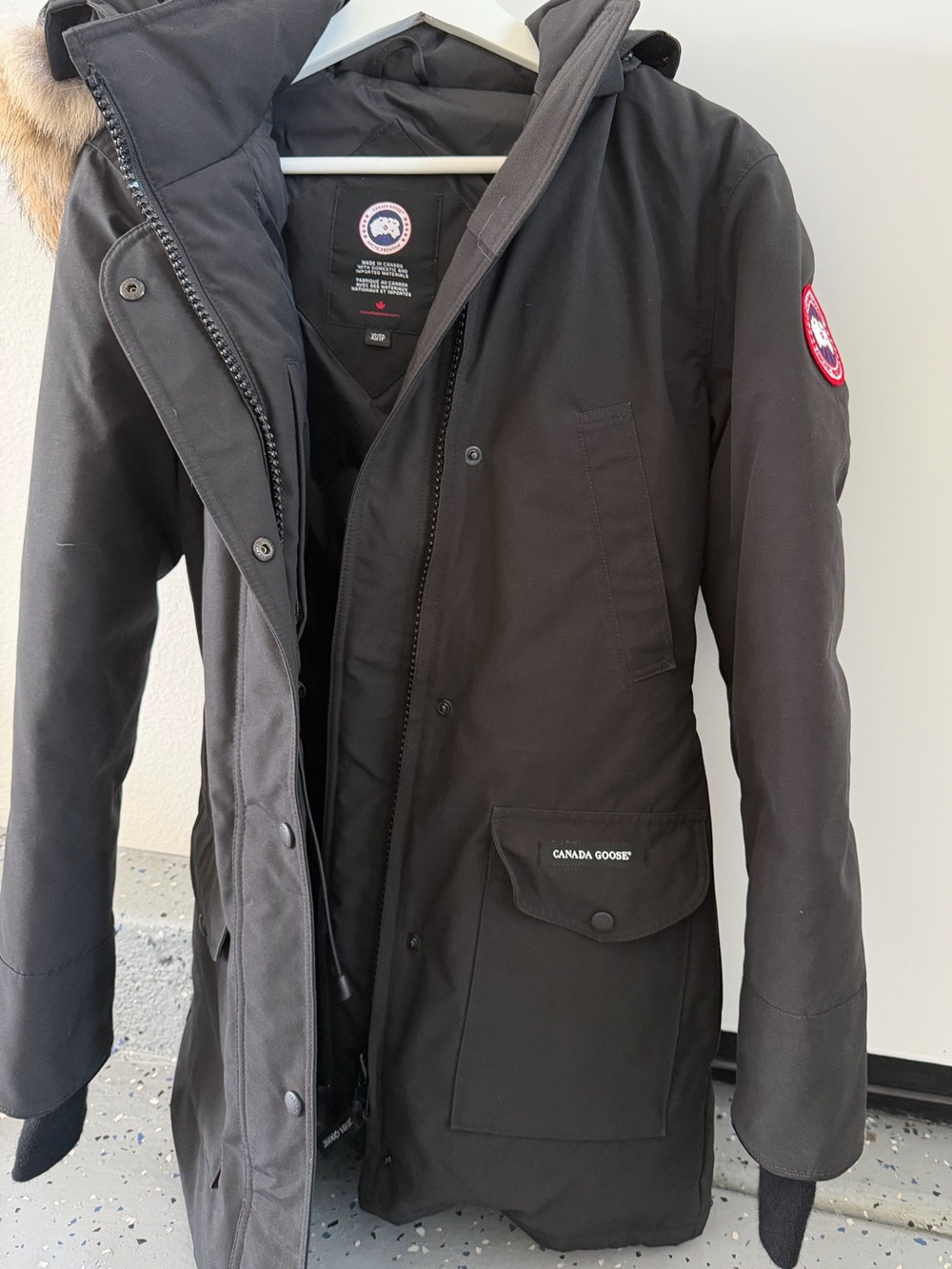 Canada Goose Black Parka Jacket